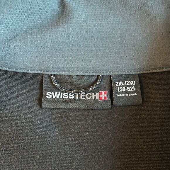 MENS FLEECE LINED CASUAL GRAY JACKET SIZE XXL LIKE NEW - Picture 4 of 4